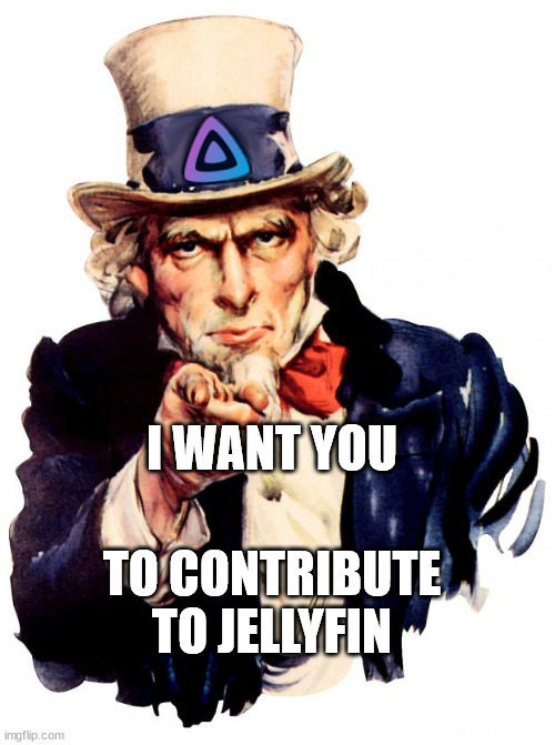 I want YOU to contribute to Jellyfin